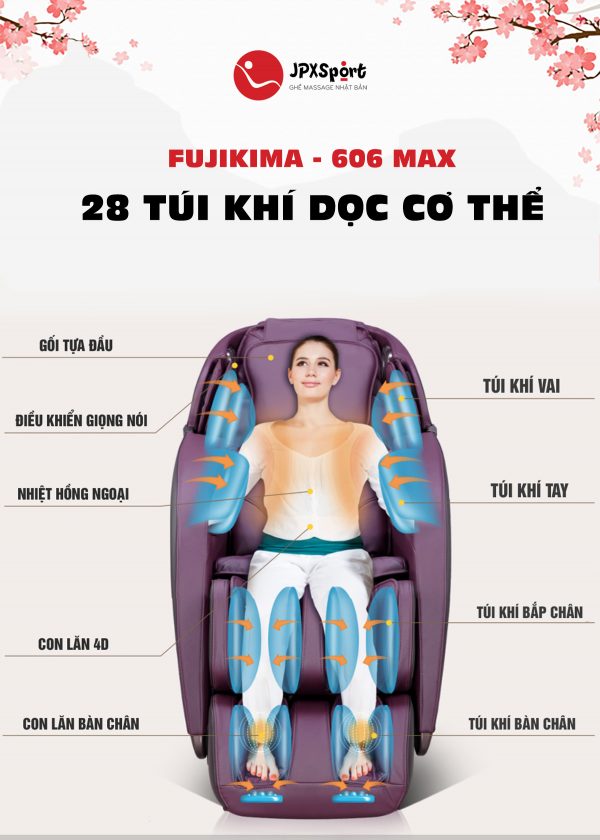 Ghế Massage Sport FUJIKIMA FJ-606MAX 7
